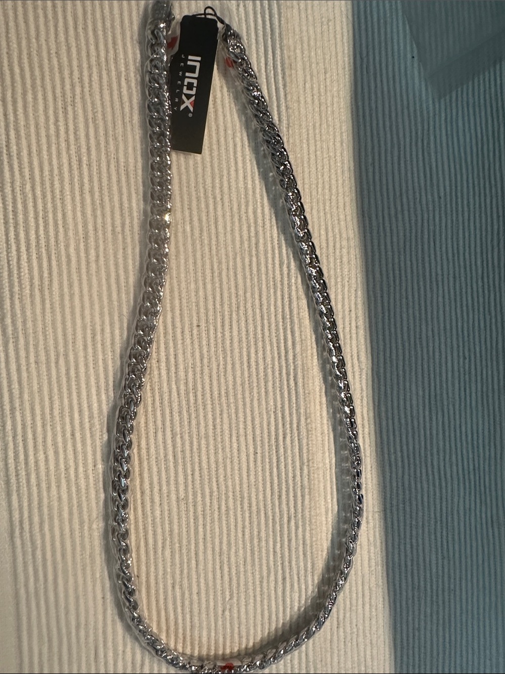 INOX Silver-Tone Women's Chain Necklace
